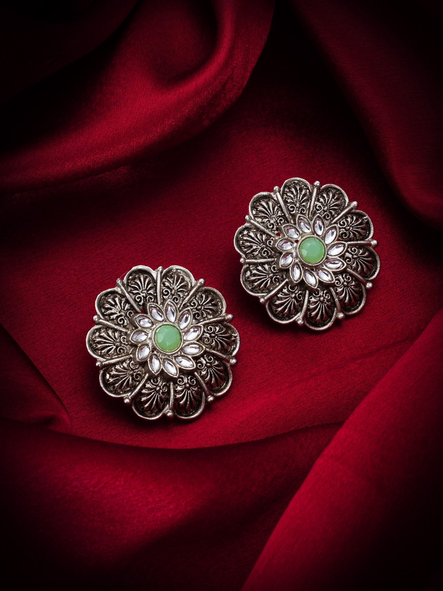 Morison Golden Crescent Earrings  Lunar Charm with Modern Sophistication