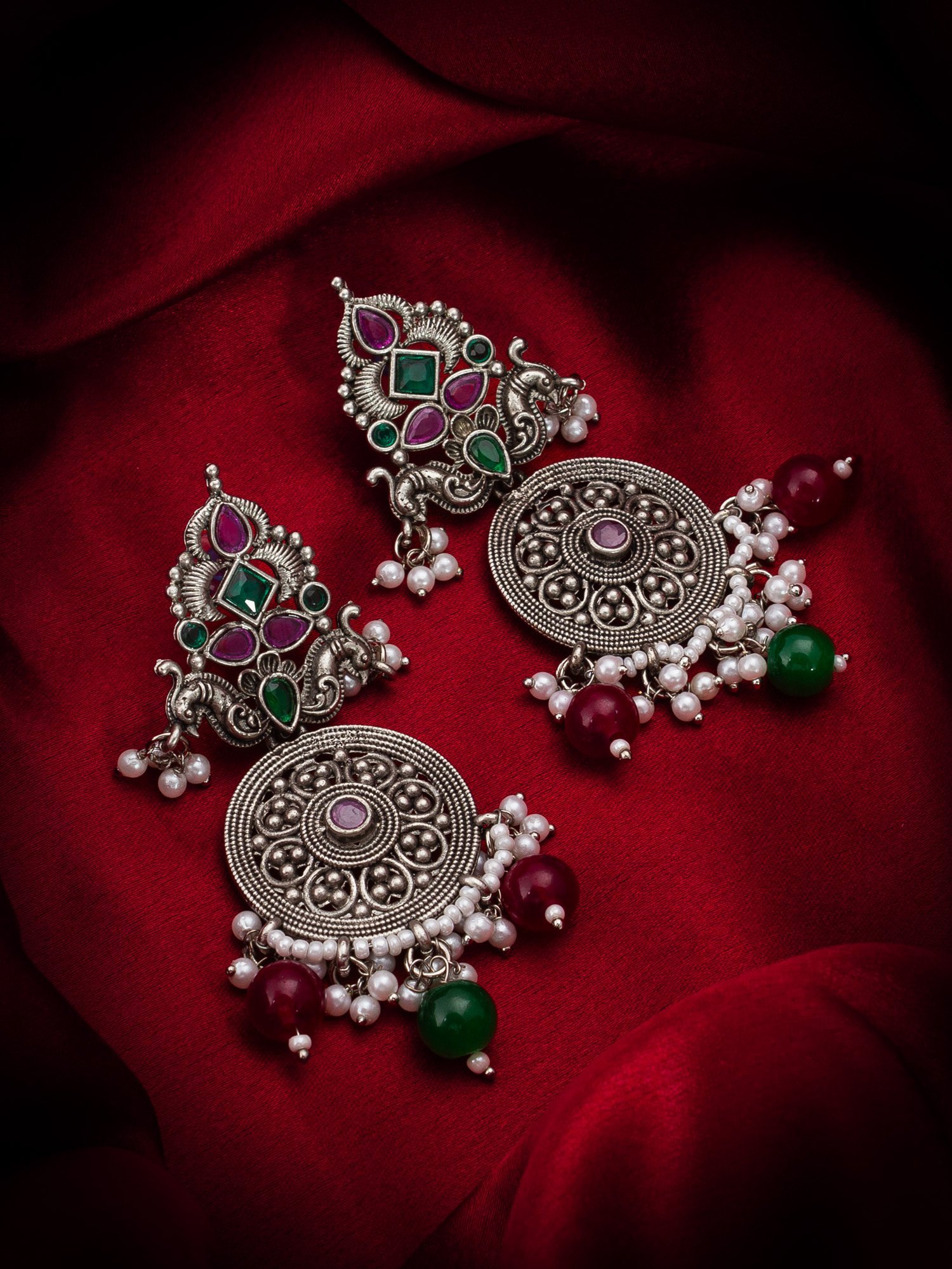 Morison Golden Chandelier Earrings  A Statement of Grand Elegance