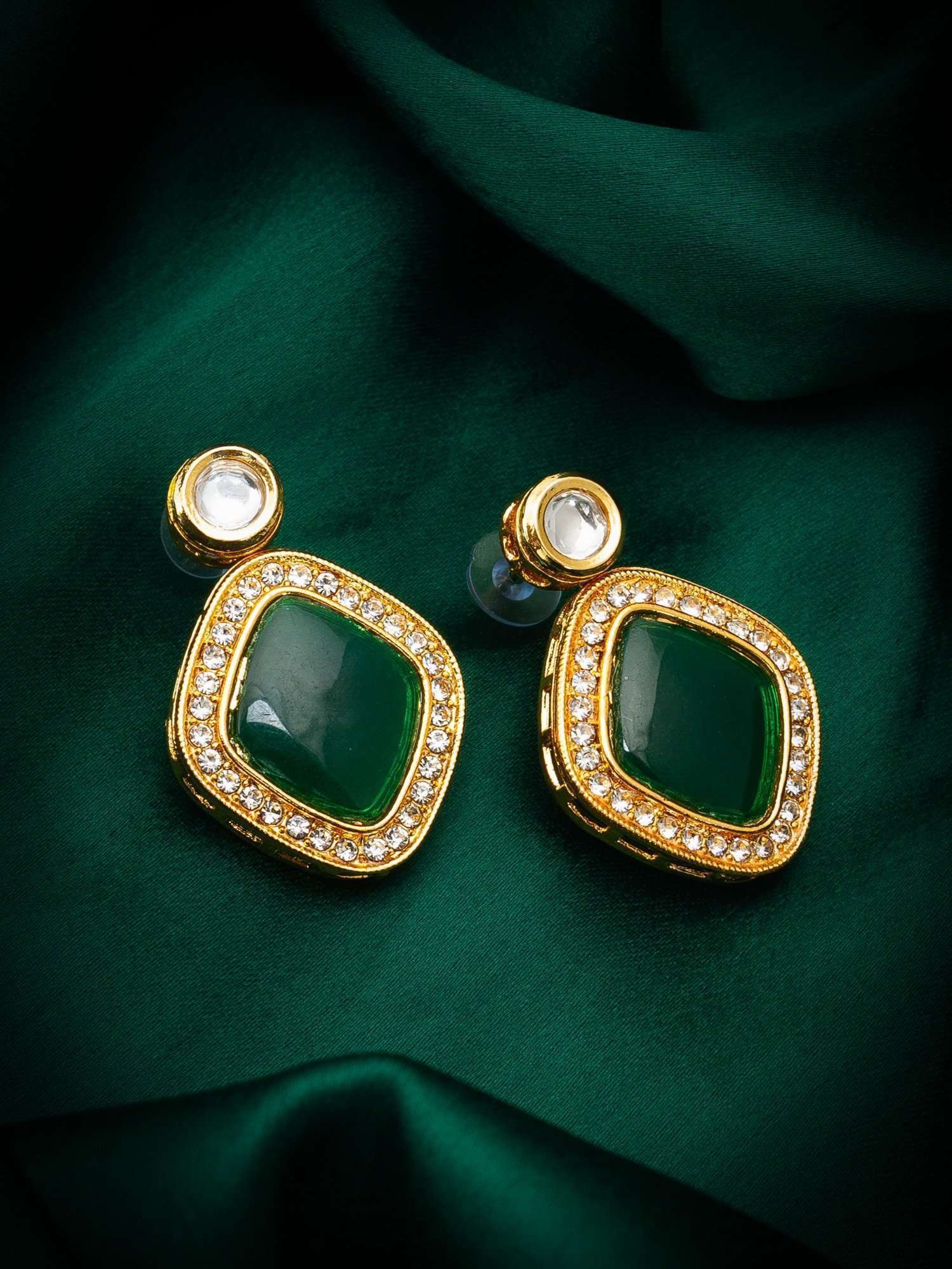 Morison Golden Sphere Earrings  Minimalism Meets Elegance