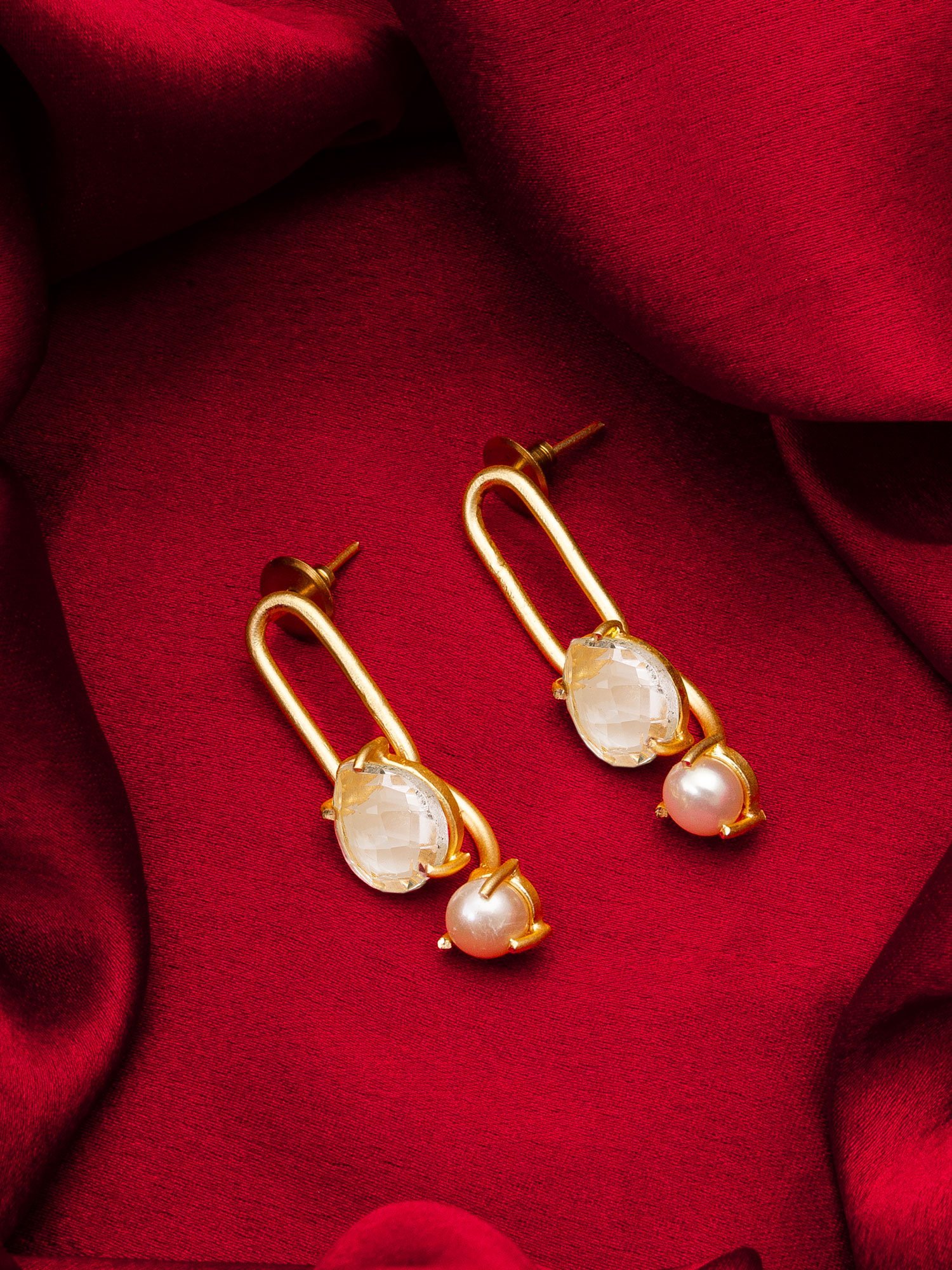 Morison Golden Star Earrings  Shine Bright