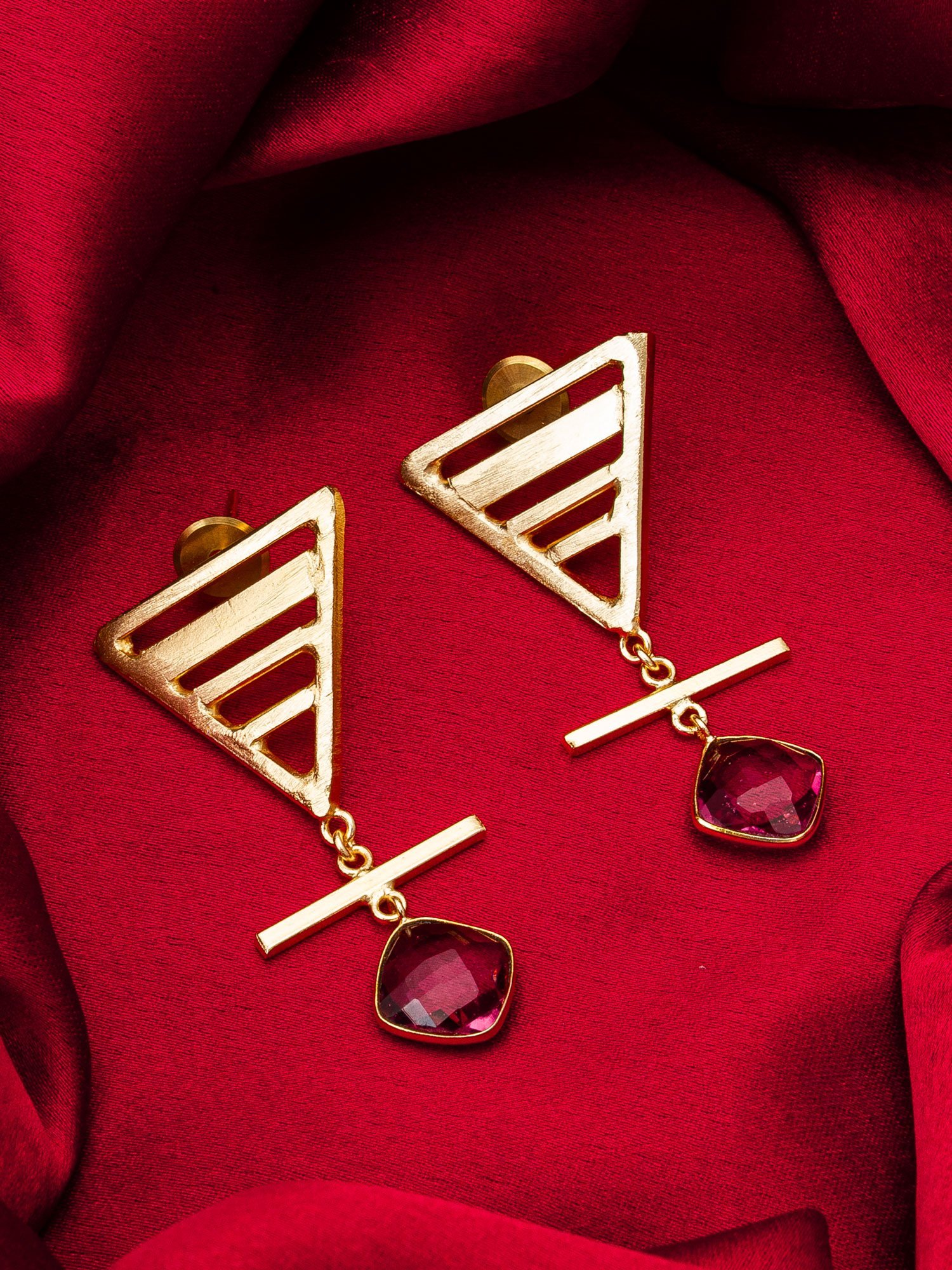 Morison Golden Spiral Earrings  Modern Whirlwind