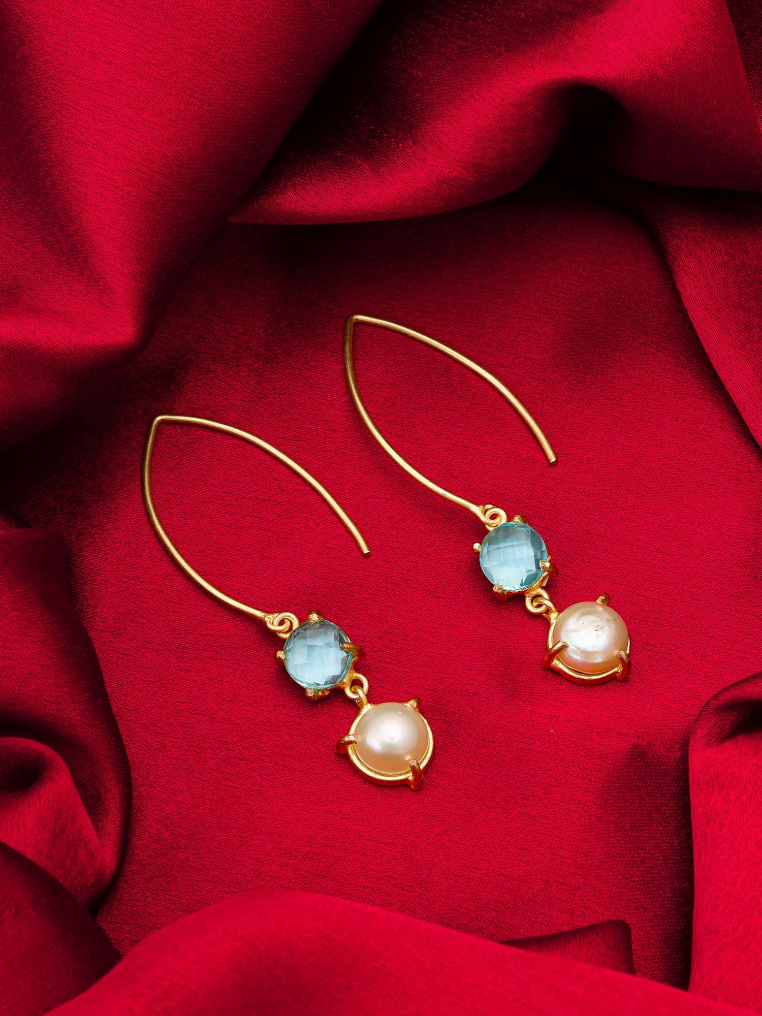 Morison Golden Baroque Earrings  Regal and Timeless