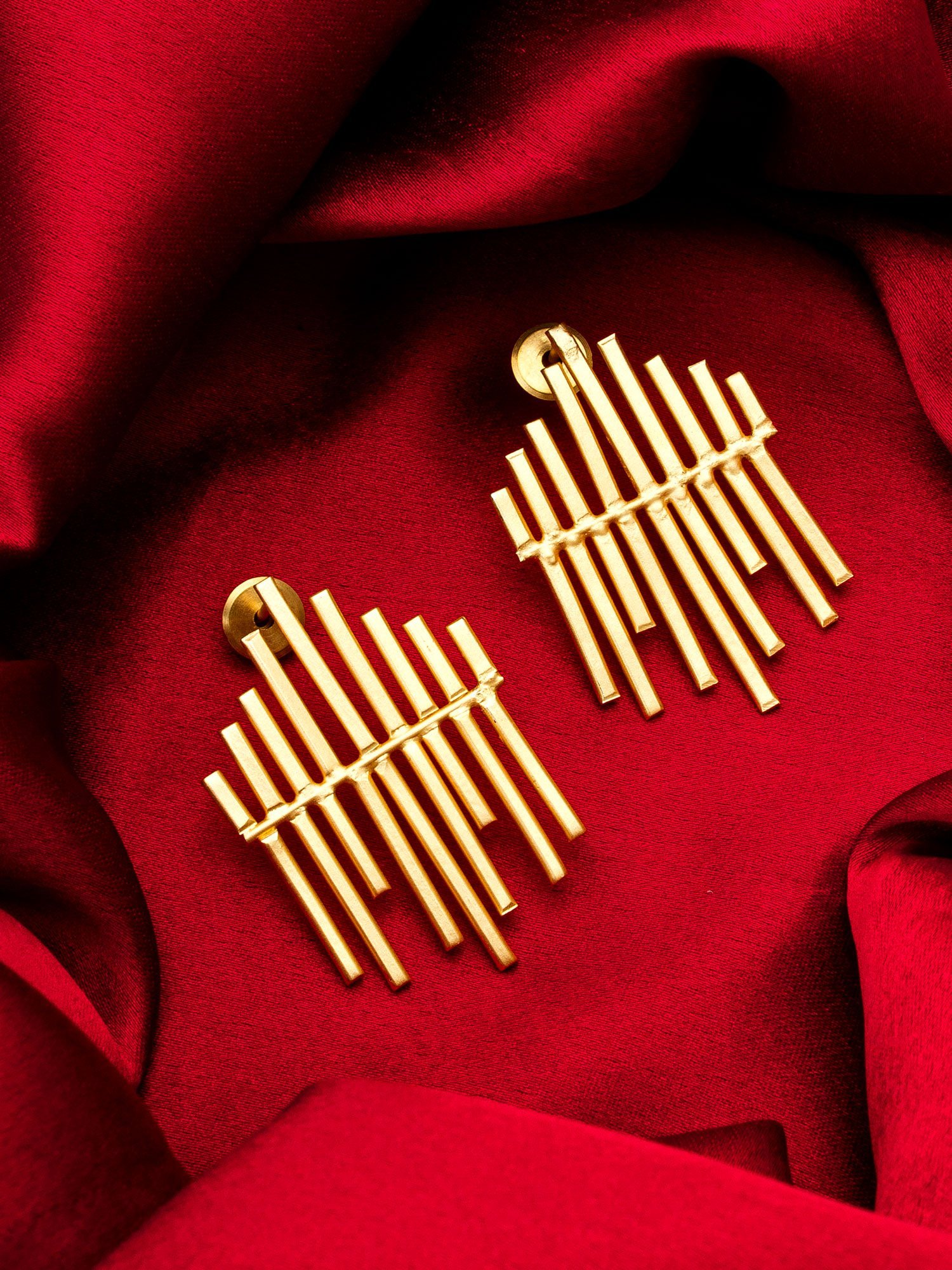 Morison Golden Drop Earrings  Effortless Glamour