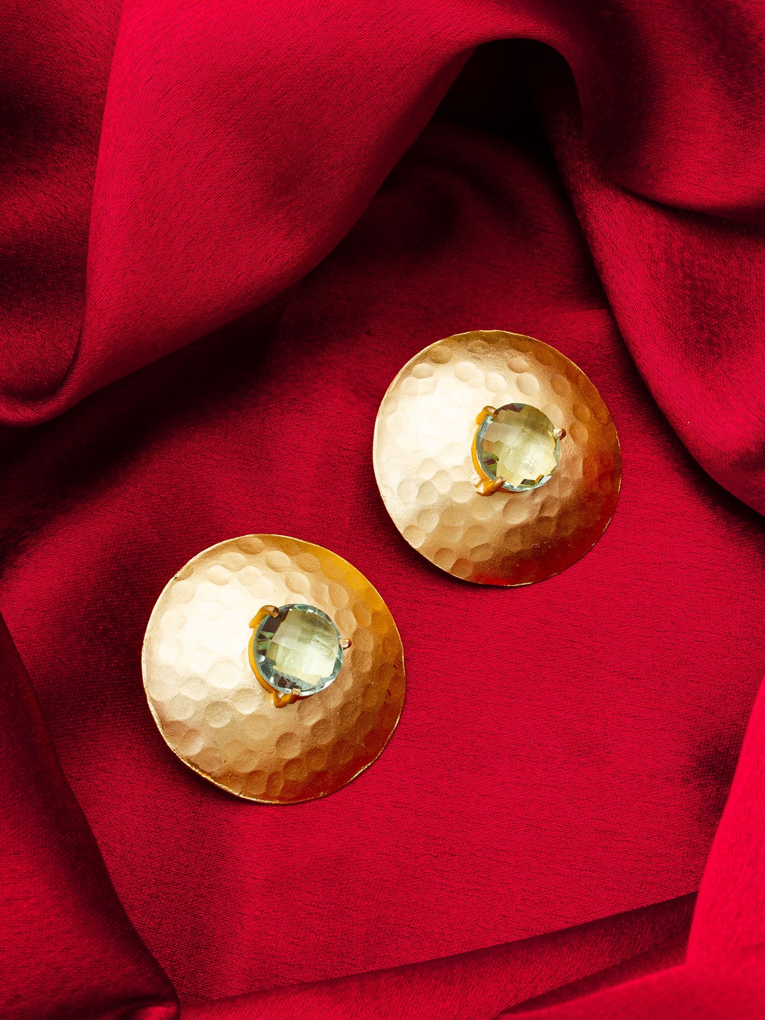 Morison Golden Vintage Earrings  Classic Charm with a Twist