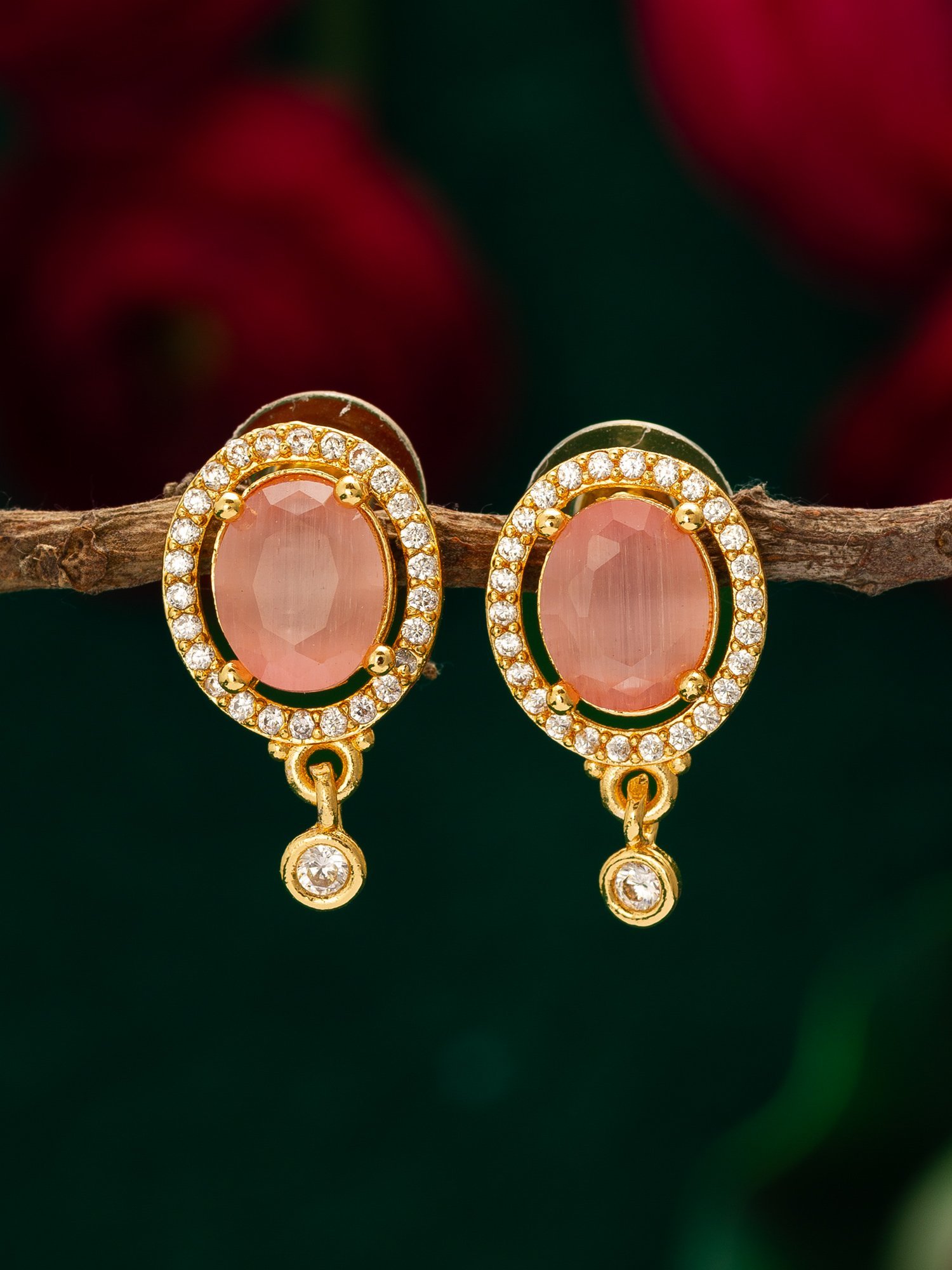 Morison Golden Chain Drop Earrings  Bold and Beautiful