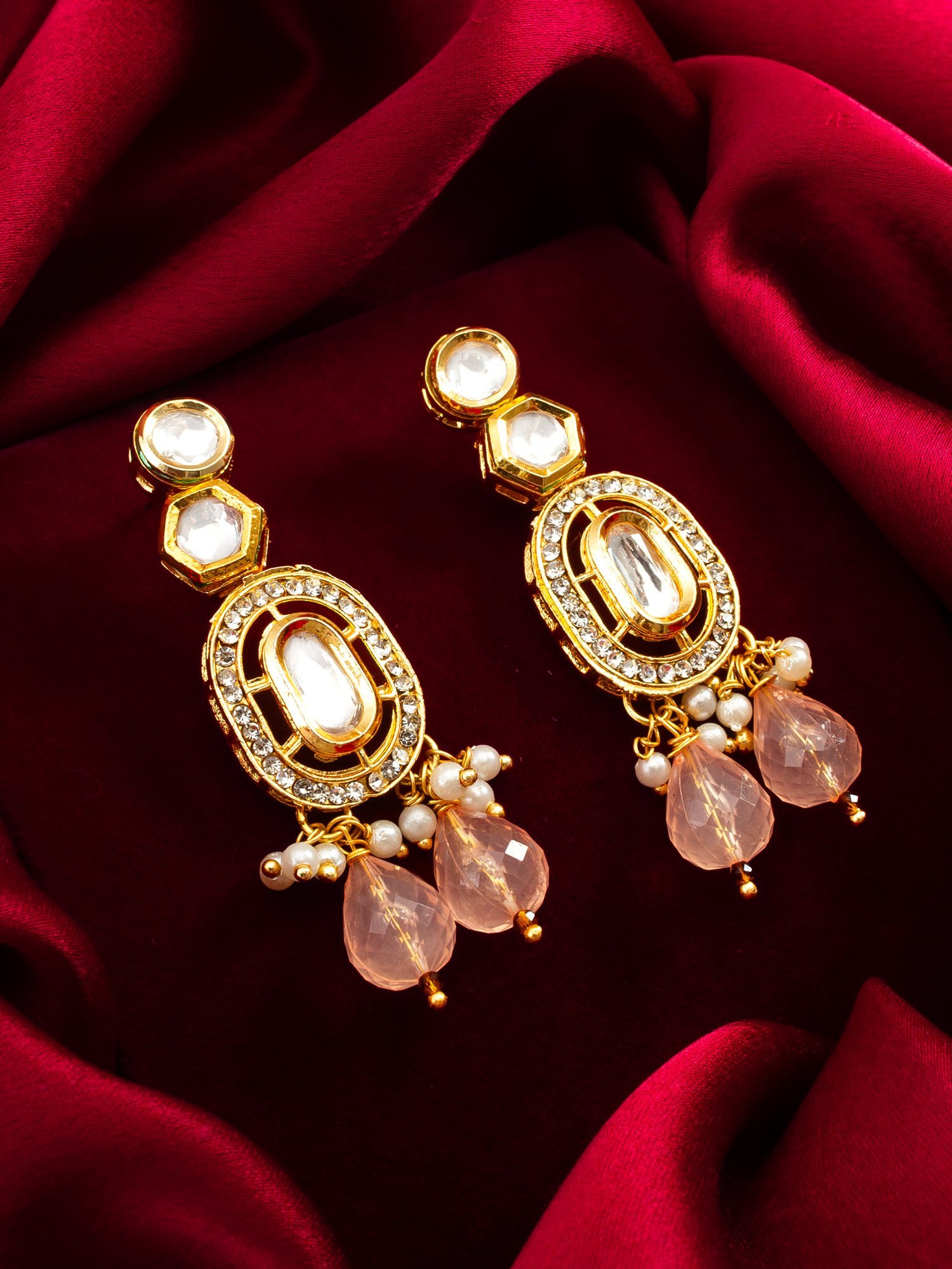 Morison Golden Drop Earrings  Classic and Chic