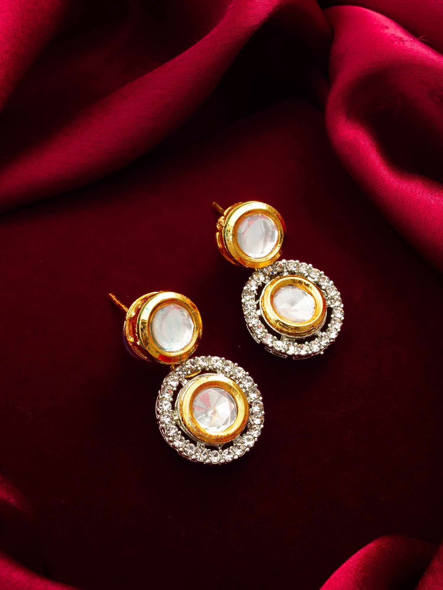 Morison Golden Vintage Earrings  Classic Charm