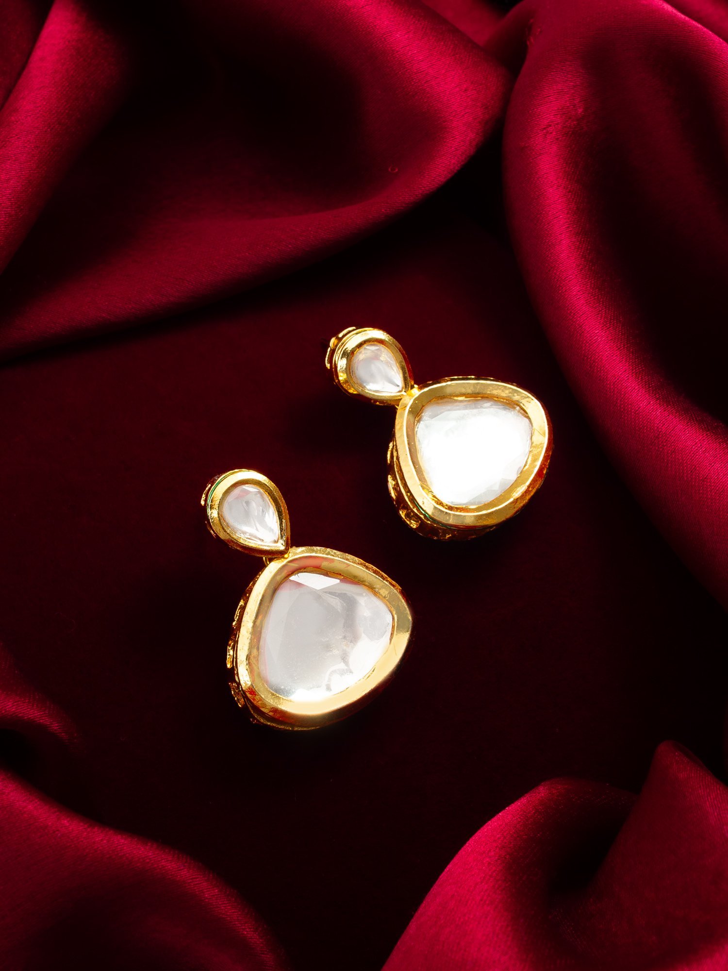 Morison Golden Cross Earrings  Spiritual Elegance