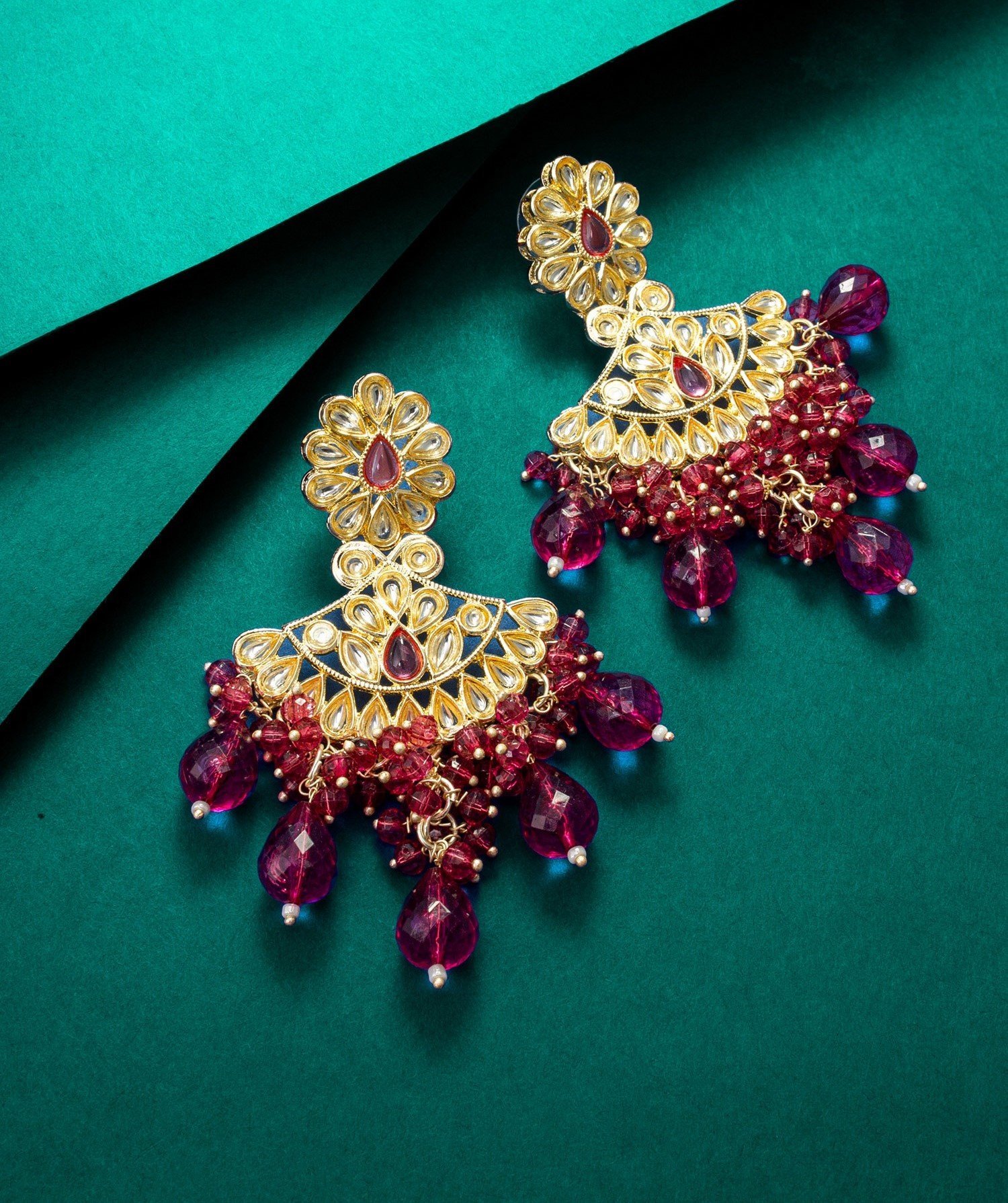 Morison Golden Diamond-Shaped Earrings  Elegant Geometry