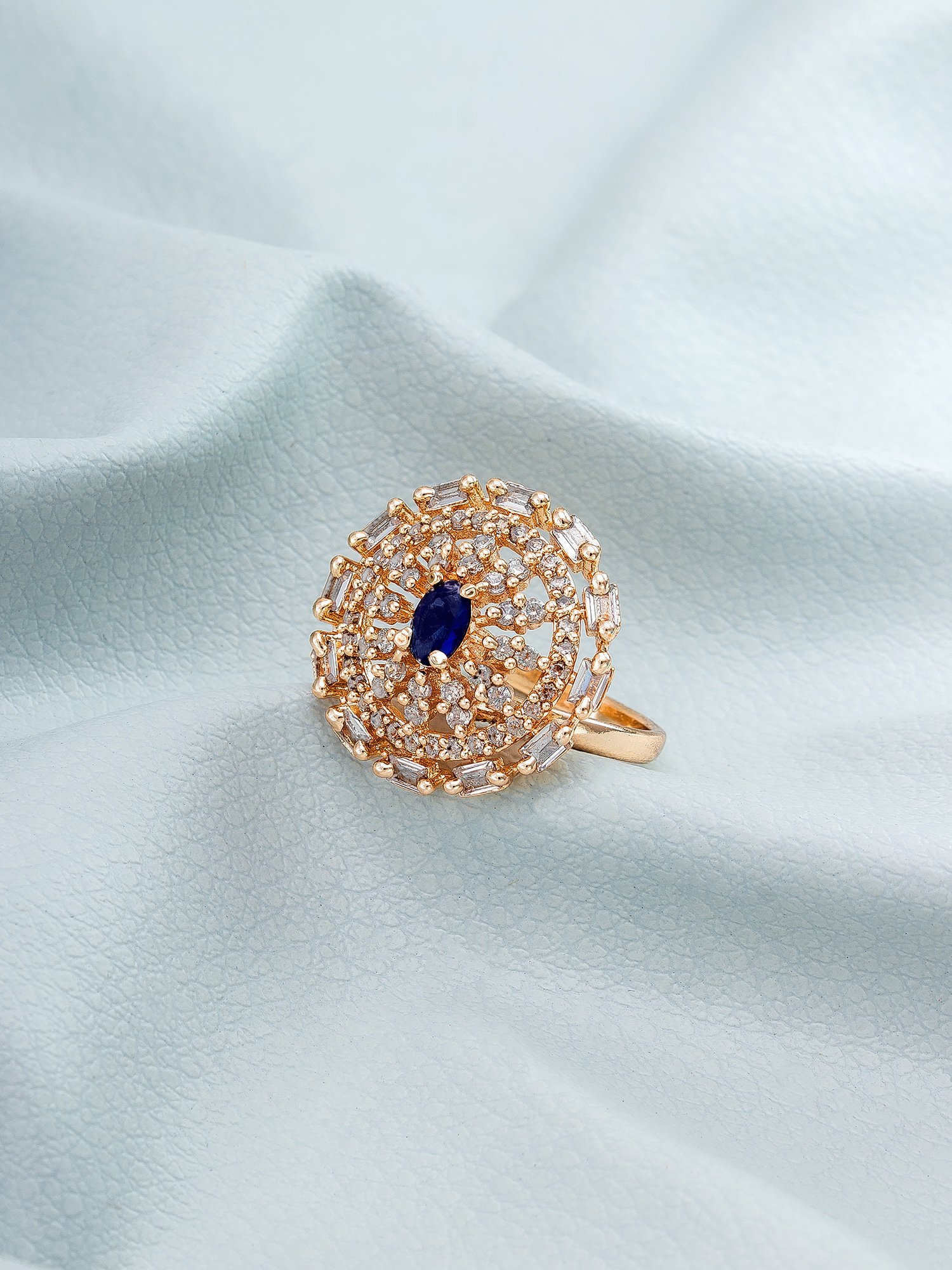 Morison Twisted Gold Ring  Modern Elegance