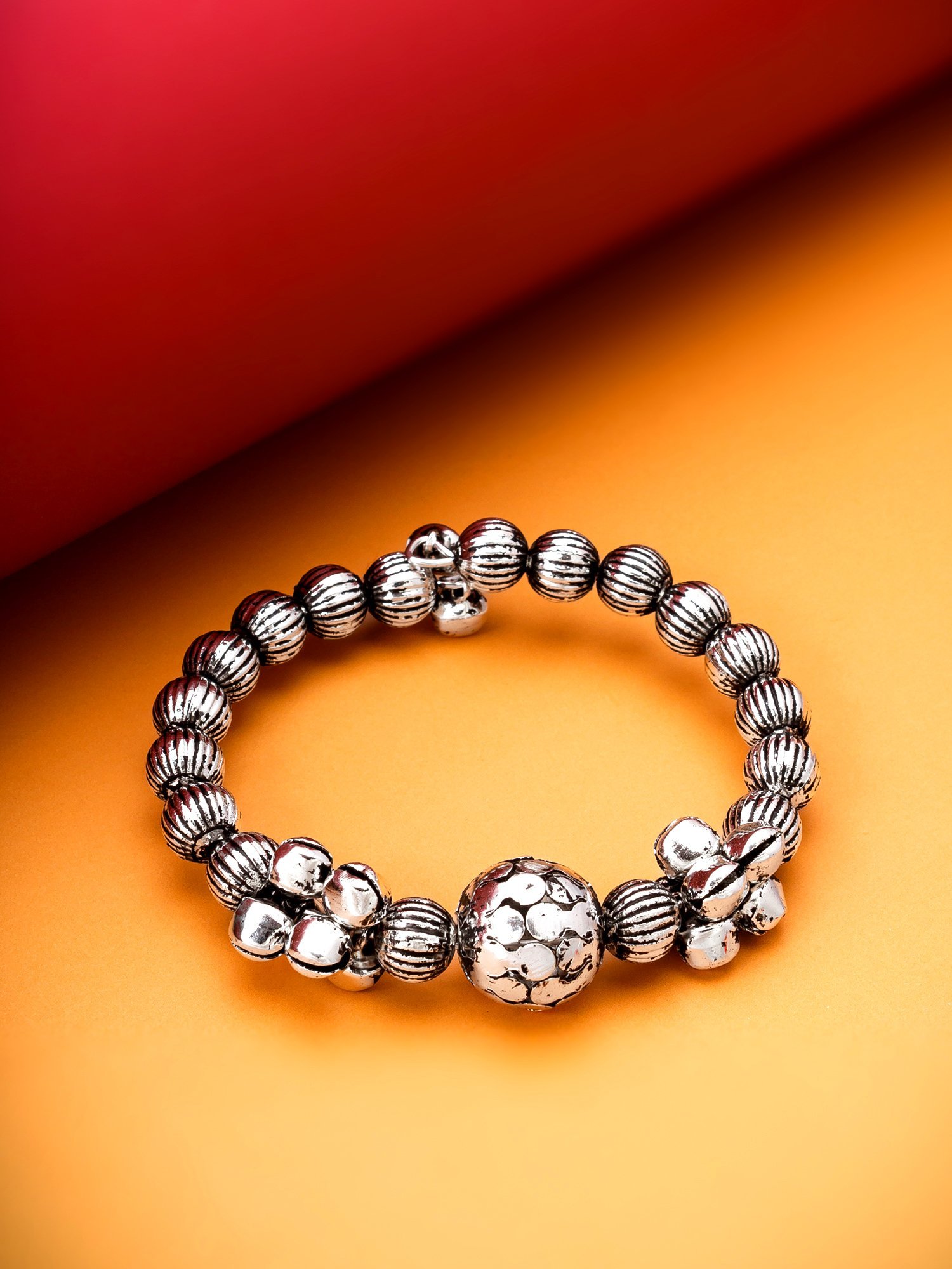 Morison Boho Chic Beaded Bangle  Vibrant and Free-Spirited