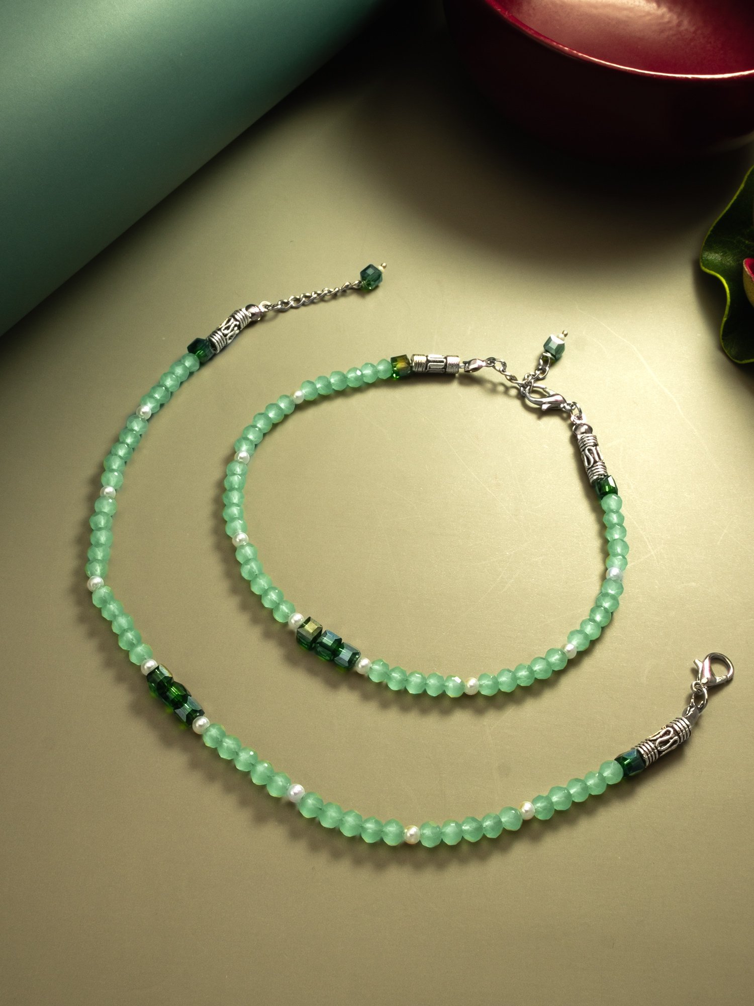 Morison Cultural Artistry Anklet  Intricate and Traditional