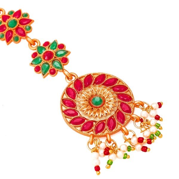 Morison Ruby Red Mangtikka  Royal Elegance for Special Moments - Image 3