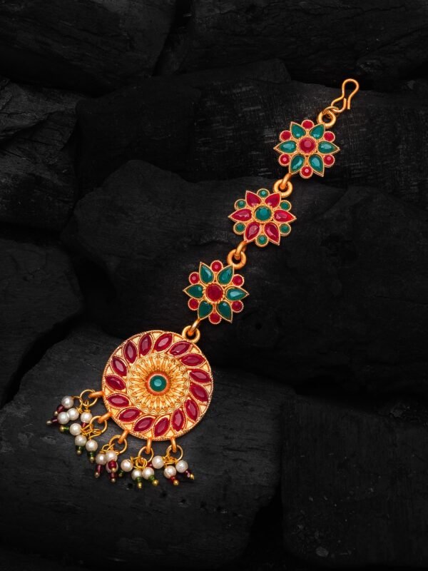 Morison Ruby Red Mangtikka  Royal Elegance for Special Moments