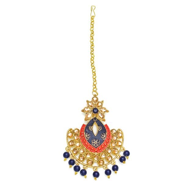 Morison Dual-Tone Mangtikka  A Perfect Blend of Silver and Gold - Image 5