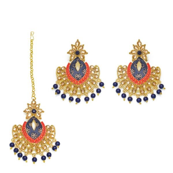 Morison Dual-Tone Mangtikka  A Perfect Blend of Silver and Gold - Image 6
