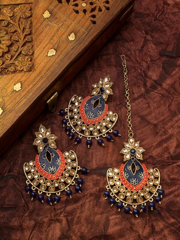 Morison Dual-Tone Mangtikka  A Perfect Blend of Silver and Gold