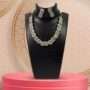 Maroon American Diamond Studded Jewellery Necklace Set – Luxurious Jewelry for Women