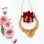 Glamorous Gold Plated Necklace Set for Women – Shine Bright at Every Event | Statement Jewelry for Festive Wear