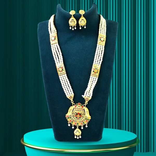 Stunning Moti Pearl Jewelry Set – Effortless Elegance for Women, Perfect Gift for Weddings & Festive Occasions