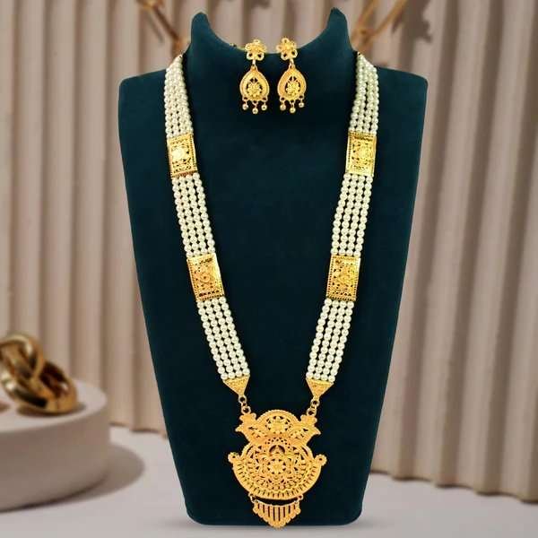 Classic Moti Pearl Necklace – A Symbol of Elegance and Grace, Perfect for Formal Events