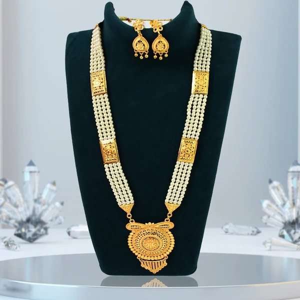 Radiant Moti Necklace – Perfect for Special Occasions, Elegant Pearl Jewelry for Women